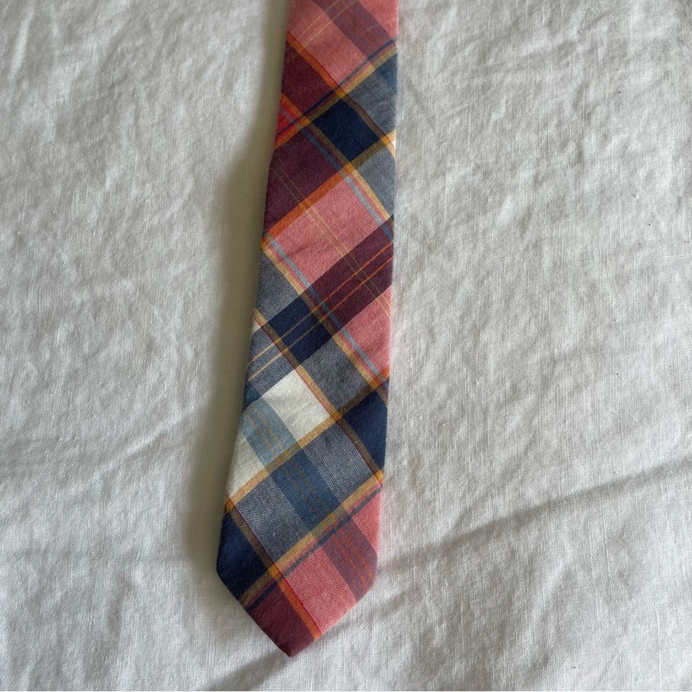 3 for $30 | J Crew + Crewcuts 42" Boys Plaid Check Tartan 100% Cotton Tie
